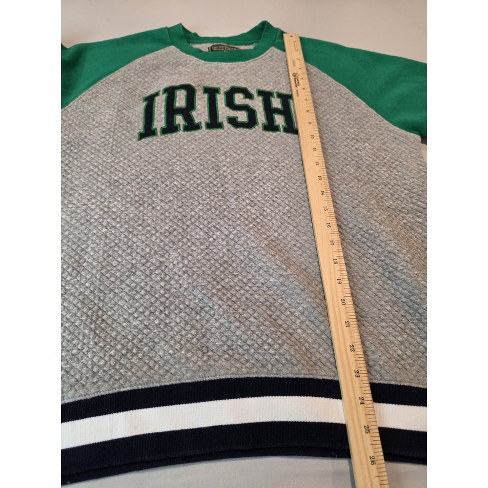 Notre Dame Irish Womens XHeritage Collection By Lansdowne LS Quilted Sweater - Picture 8 of 10